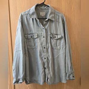 American Eagle Army Green Long Sleeve Coverup sz XL